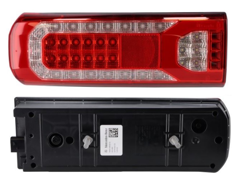 Svítilna zadní 24V FULL LED bez osvětlení SPZ L MERCEDES Actros MP4/MP5 Euro 6 od 07.2015