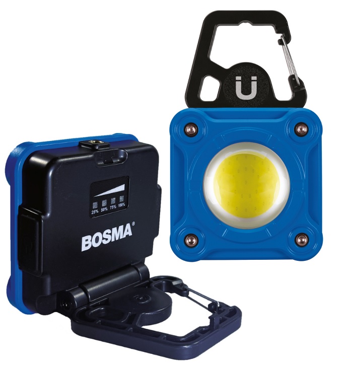 Svítilna pracovní LED 1000lm/6000K doba svícení 4h, baterie 3,7V/2000mAh