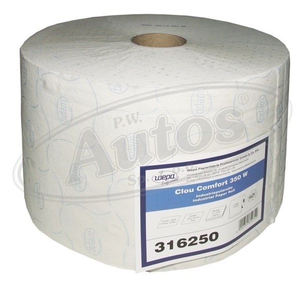 Ručník papírový bílý 2-vrstvý HP COMFORT 240x350/1000 ks