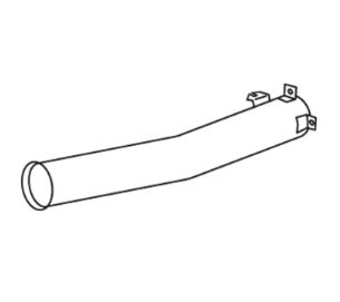 Trubka výfuku koncová 543mm RVI Iliade Euro 3