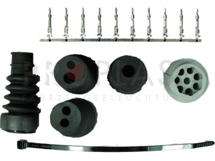 Sada opravárenská 7 pól. zásuvky bajonet, univerzální 