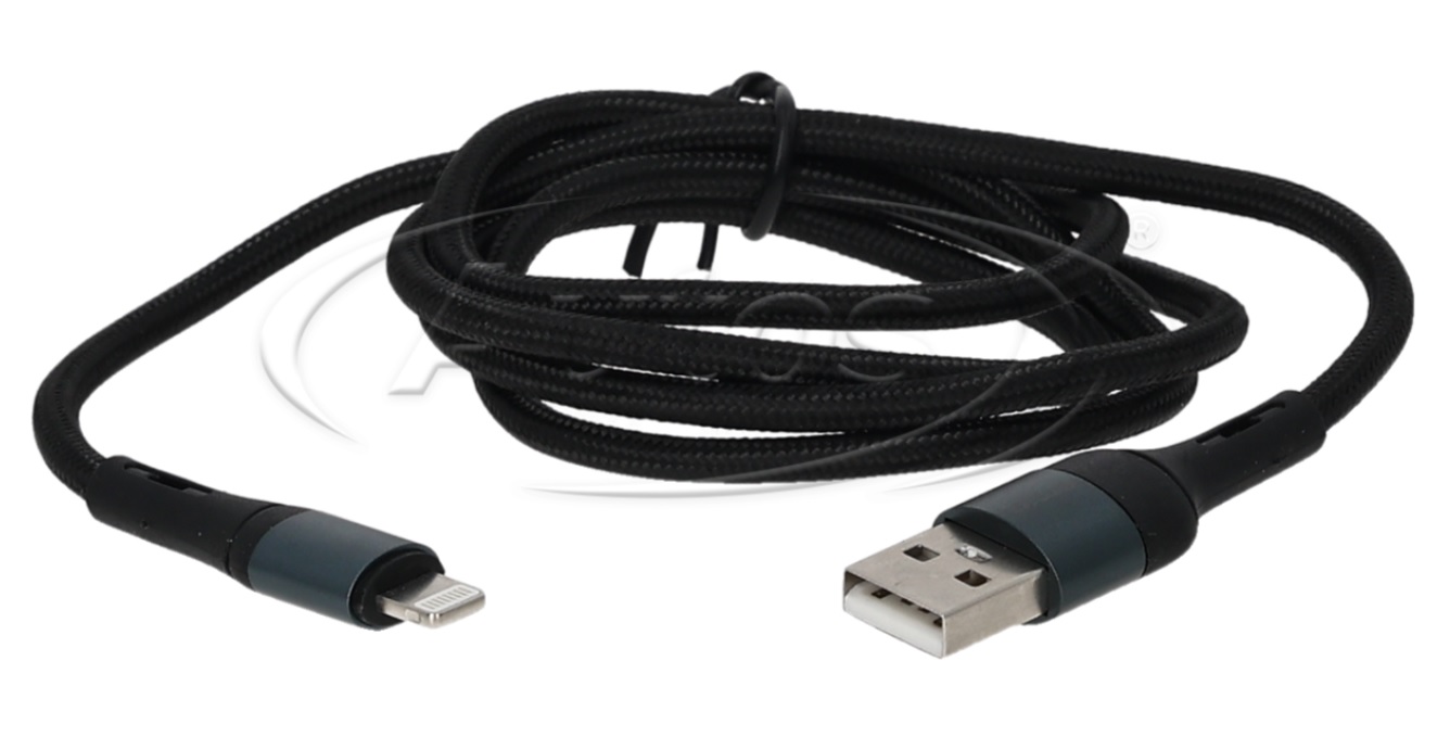 Kabel nabíjecí AMIO USB-A / iPhone Lightning 3A, 1 m