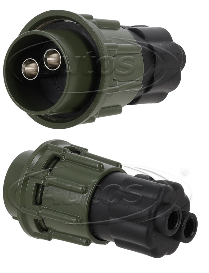 Zástrčka elektrická 24V/135A/ 2-pin NATO