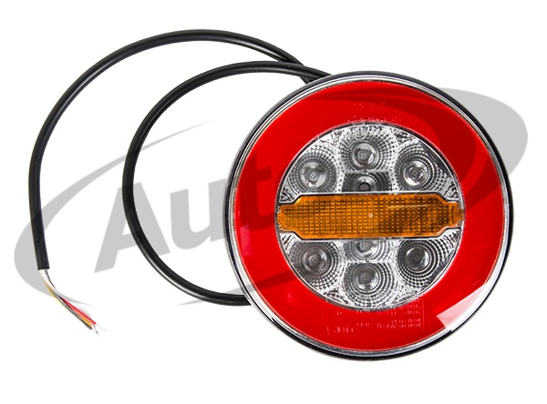 Svítilna zadní 3-dílná 12V/24V L/P  FT-113 Y LED se STOP světlem, kabel 0,5m