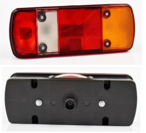 Svítilna zadní 5-dílná s osvětlením SPZ L MERCEDES Atego