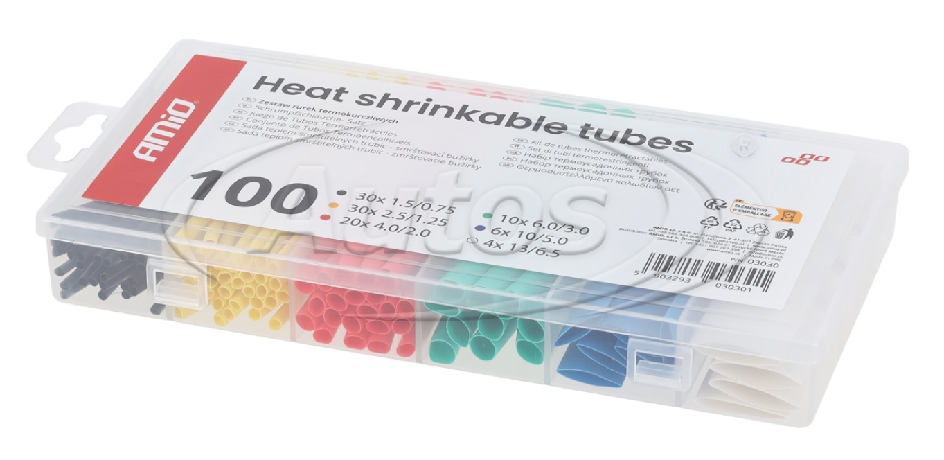 Bužírka smršťovací - termospojka 100 ks AMIO