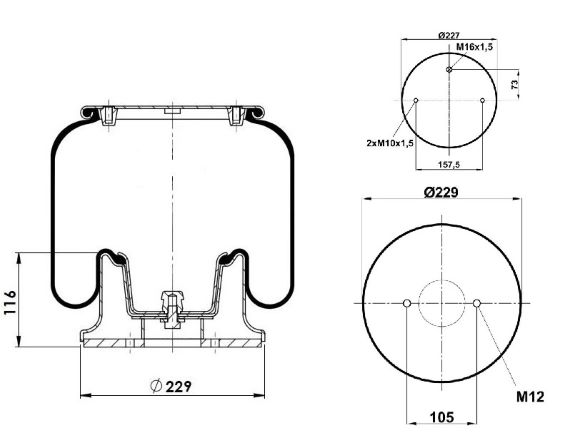 Vlnovec pérování SP556251-KP  ZN L/P SCANIA P,G,R,T, 