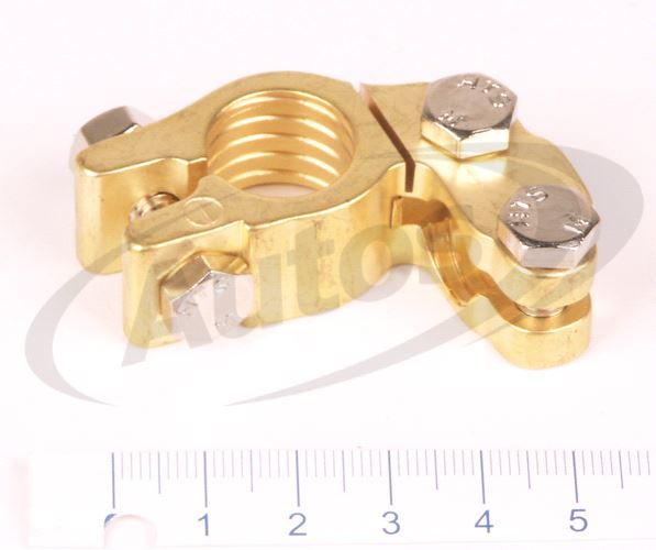 Svorka autobaterie "-" TRUCK KLASIC mosaz litá