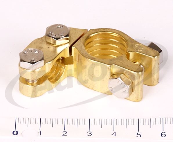 Svorka autobaterie "+" TRUCK KLASIC mosaz litá