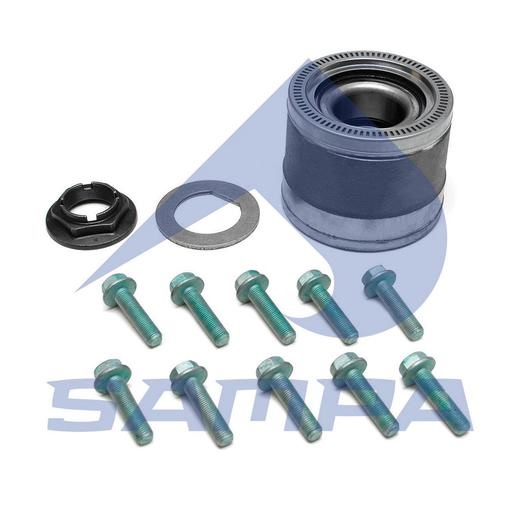 Náboj kola s ložisky FAG  a kroužkem ABS PN MERCEDES Atego, Atego 2