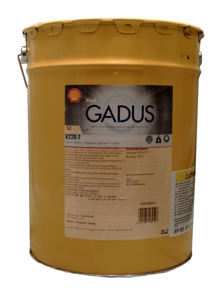 Mazivo plastické vysokotlaké SHELL GADUS S2 V220 2, 18 kg
