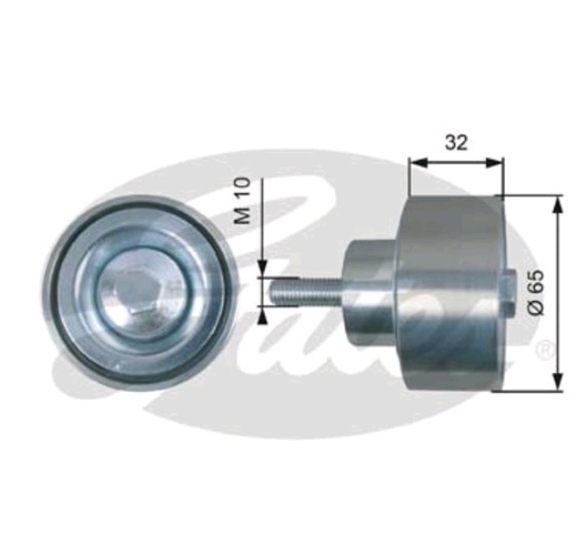 Kladka napínače řemene 65x32/57mm IVECO E.Cargo, DAF CF65, LF55