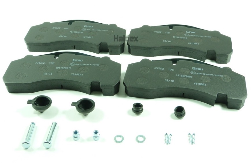 Deska brzdová 29167 Grau 247x109x30 KNORR SB4345T (SN7), BPW SH SHSF od 2003