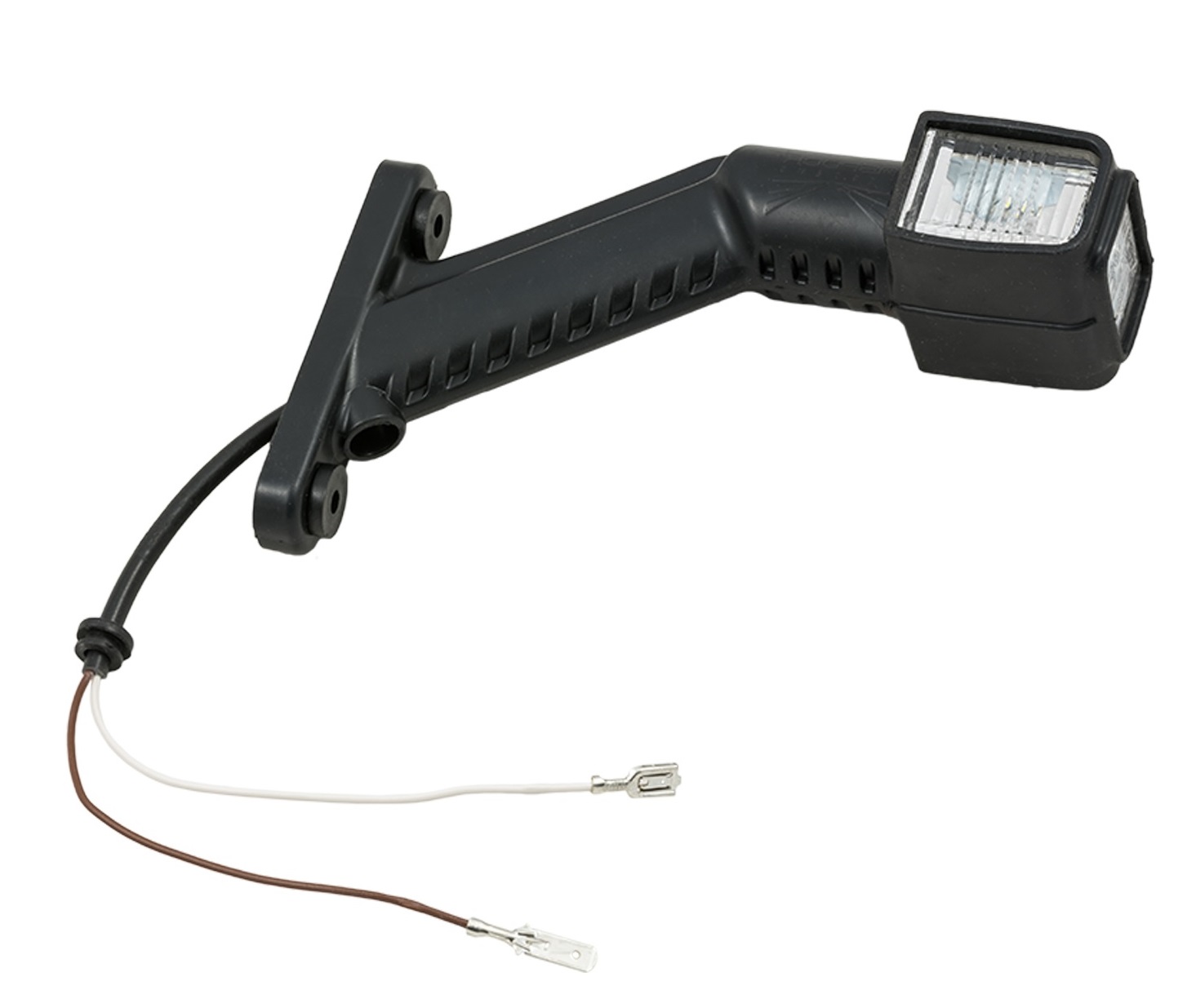 Svítilna poziční - tykadlo P SUPERPOINT IV 12V/30V LED č/b/o, kabel 0,25m