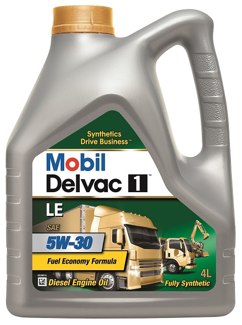 Olej motorový MOBIL Delvac LE 5W-30 syntetický 4 l, nákladní vozy