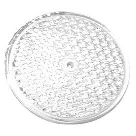 Odrazka bílá prům.80 samolepící s otvorem