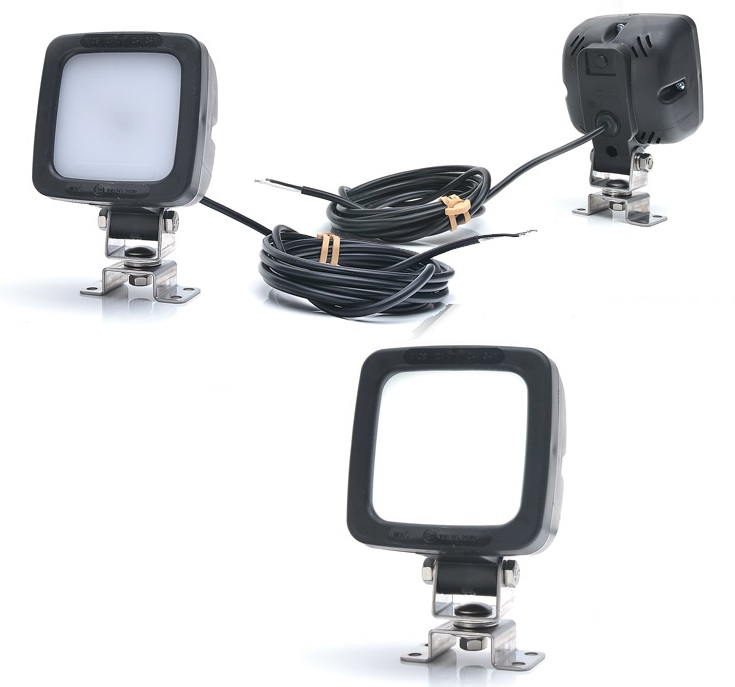 Svítilna couvání 12V/24V 14,1W/1008lm LED 101x101, kabel 2,5m