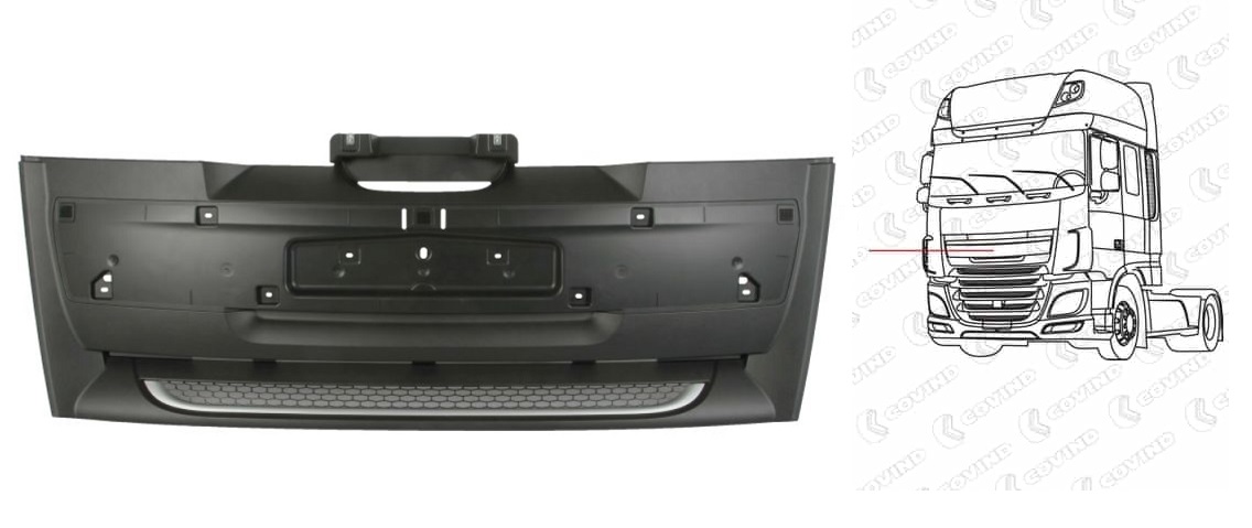 Maska kabiny přední DAF 106XF Euro 6 od 10.2012