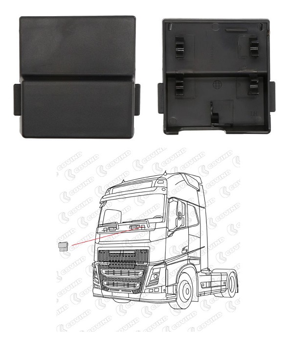 Kryt panelu čelního skla L VOLVO FH Euro 6