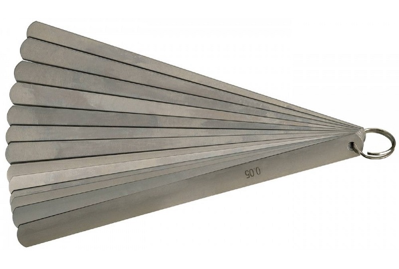 Měrky spárové metrické 20 listů, rozsah 0,05 -0,1 mm/100mm