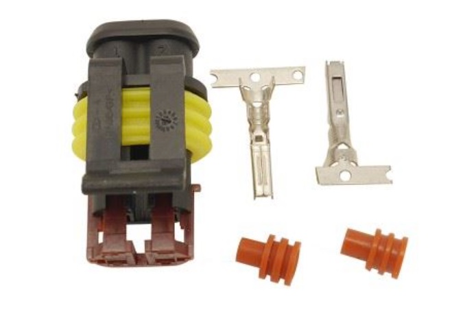 Sada opravárenská 2 pól. zástrčka Super Seal IVECO, SCANIA, DAF, VOLVO, RVI