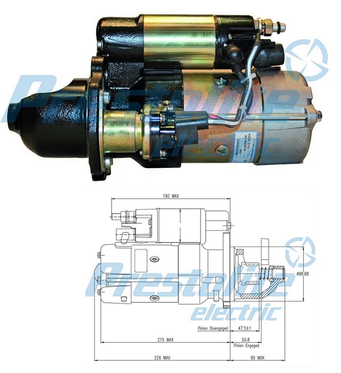 Stratér 24V/4,5kW IVECO E.Cargo I-III, Magirus, Tector I, IRISBUS Crossway F4AE0481A-NEF6