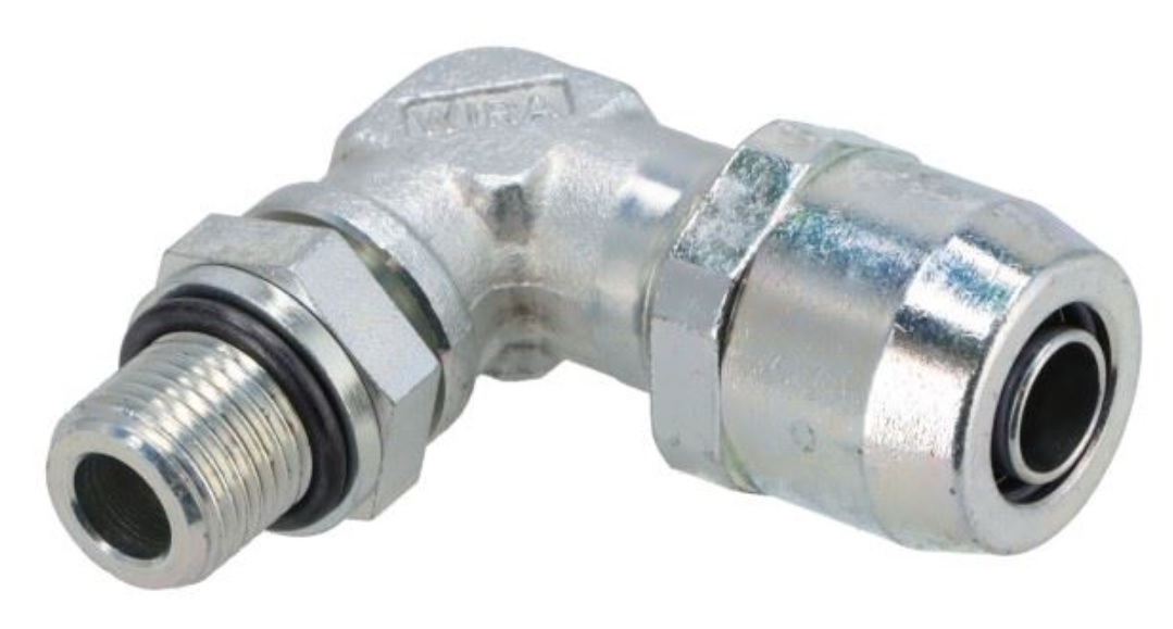 Rychlospojka 90° M16x1,5/PA15 kovová