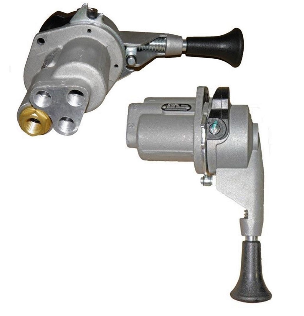 Ventil ruční brzdy 4 vývody DAF, VOLVO, IVECO, L-110