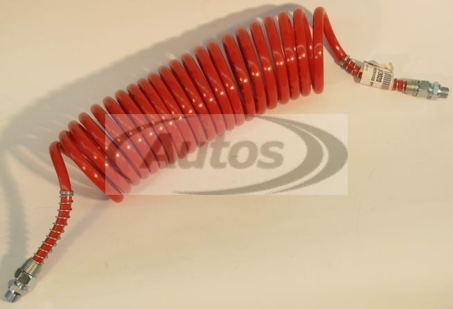 Hadice vzduchová spirálová M16x1,5/M16x1,5 červená 5m
