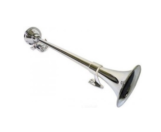 Houkačka vzduchová 12V/24V fanfára 1 tón/ 610mm