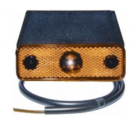 Svítilna poziční PRO-REP 24V/0,8W LED oranžová s držákem, kabel 0,5m 