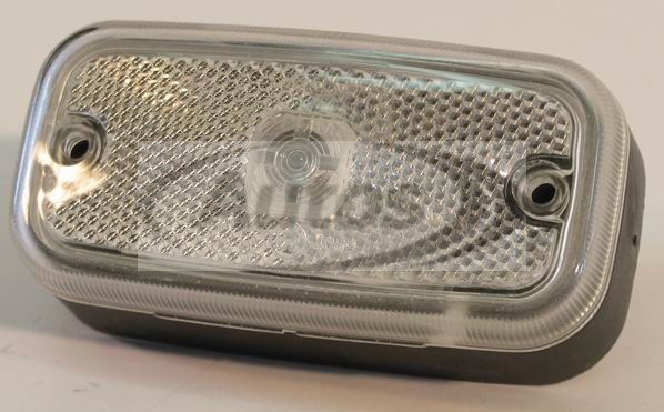 Svítilna poziční bílá 110x55 4W/9s, bez držáku 