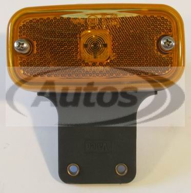 Svítilna poziční 12V/24V oranžová s rovným držákem VALEO
