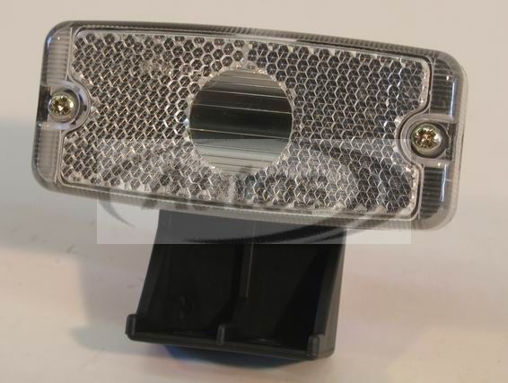 Svítilna poziční 12V/24V SV8,5/C5W 86x38,4x22,1 bílá, s držákem 90° dopředu