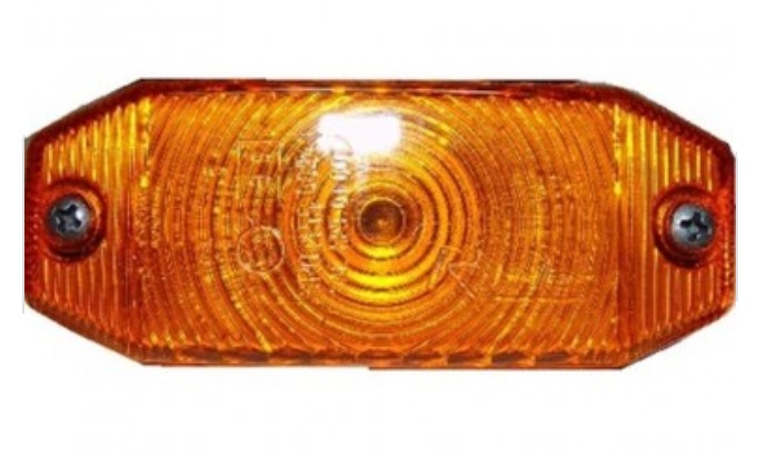 Kryt poziční svítilny 102x42x21 oranžový