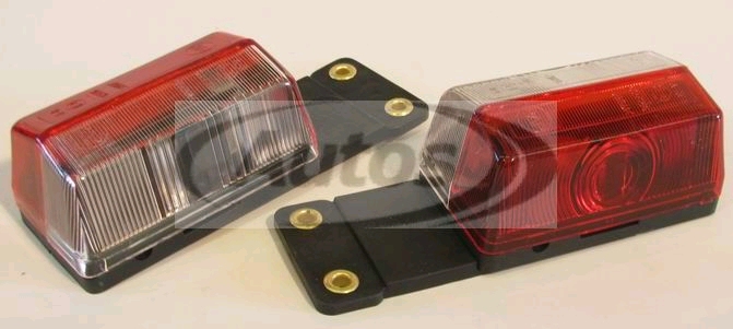 Svítilna poziční č/b s pružným držákem