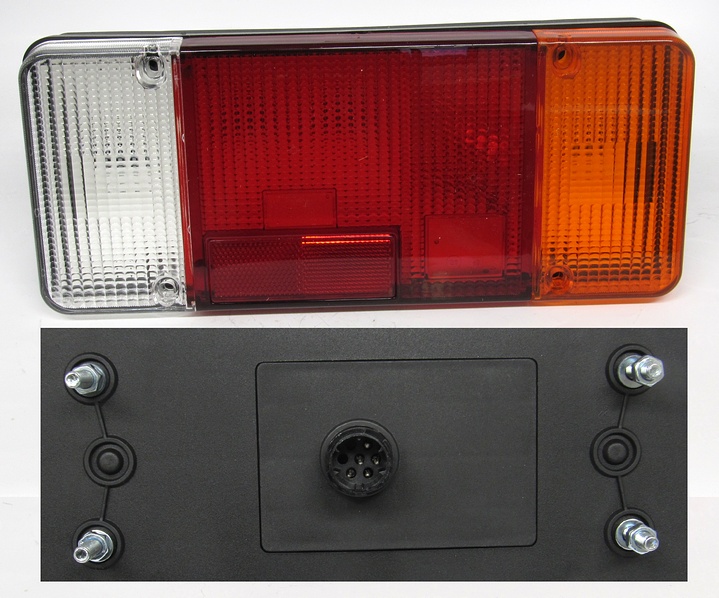 Svítilna zadní 5-dílná s odrazkou P IVECO Daily, E.Cargo, Daily S2000