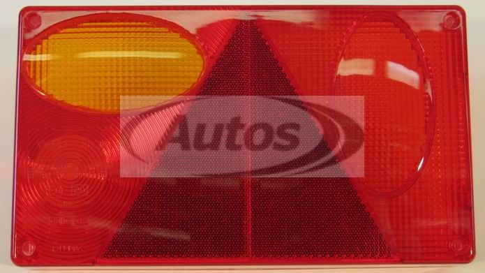 Kryt zadní svítilny s trojúhelníkem 239x139x38 L