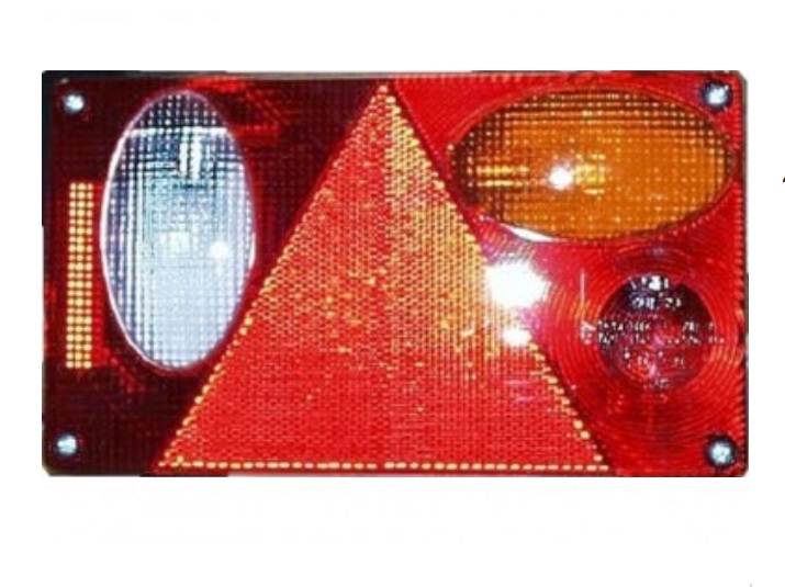 Kryt zadní svítilny s trojúhelníkem P