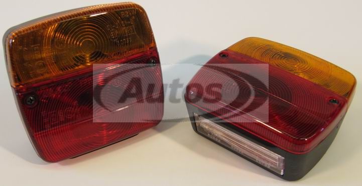 Svítilna zadní 3-dílná L+P+SPZ