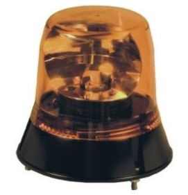 Maják výstražný oranžový 12/24V pevná montáž
