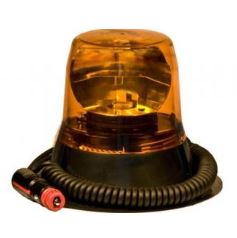 Maják výstražný červený 12/24V H1 magnetický