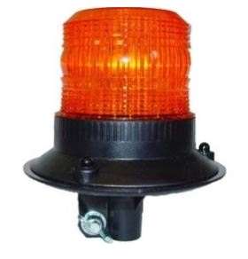 Maják výstražný oranžový 12/24V XENON na trubku bez kloubu