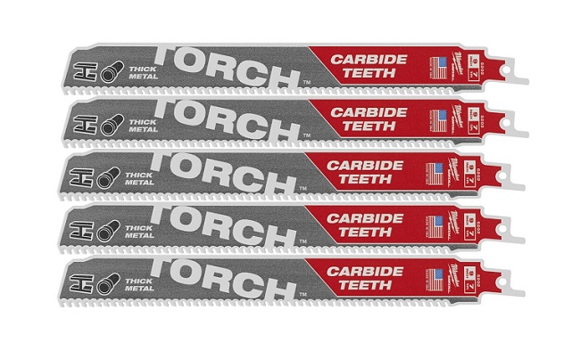 Plátek pilový do ocasky 230/1,27mm TCT TORCH, na demoliční práce, sada 5 ks