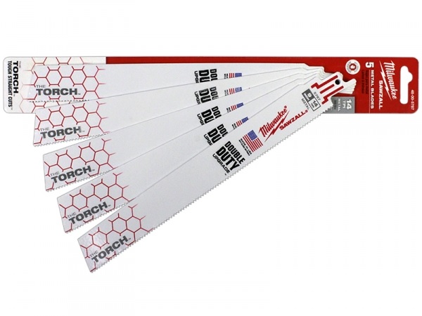 Plátek pilový do ocasky 230/1,8 mm 14 Tpi WRECKER na kov, měď a nerez - sada 5 ks