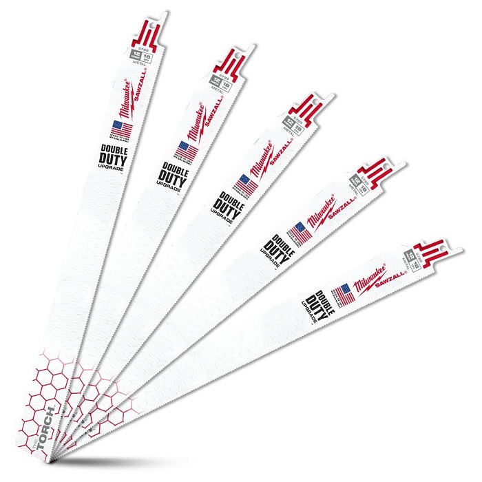 Plátek pilový do ocasky 300/1,4 mm Bimetal, na plechy a ocelové trubky, sada 5 ks