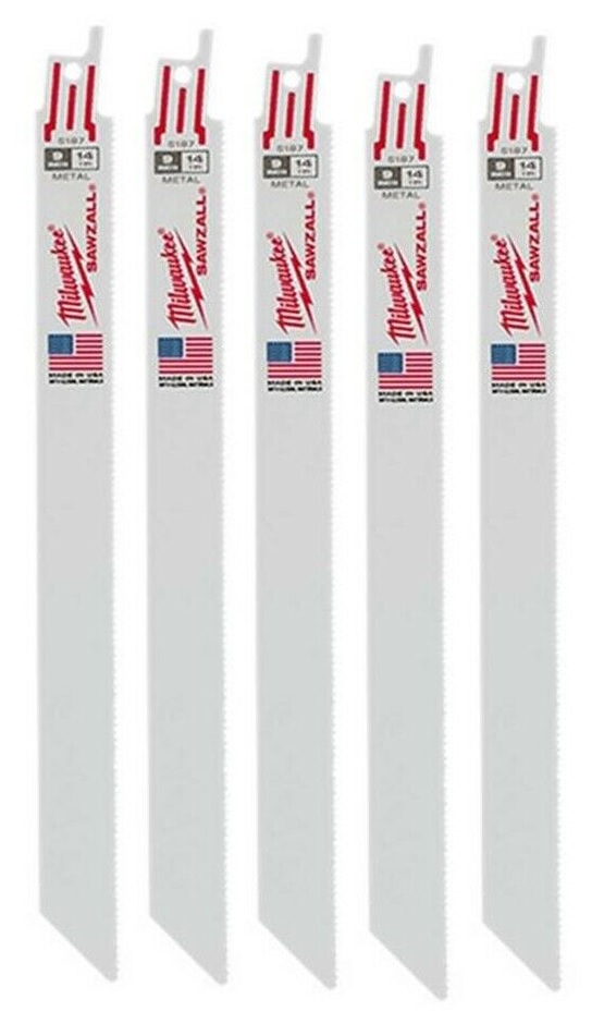 Plátek pilový do ocasky 230/1,8mm 14 Tpi Bimetal, pro oceli do 65 HRC, sada 5ks