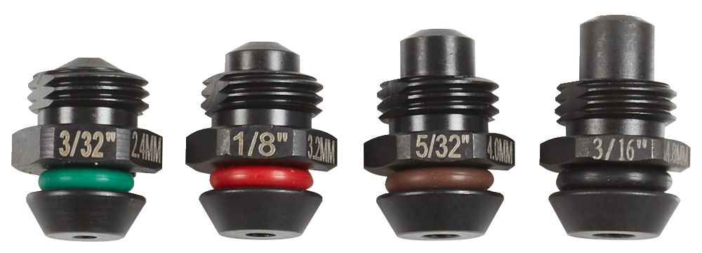 Průchodka nýtovacích kleští M12™ - sada 4 ks - 2.4/ 3.2/ 4.0/ 4.8mm