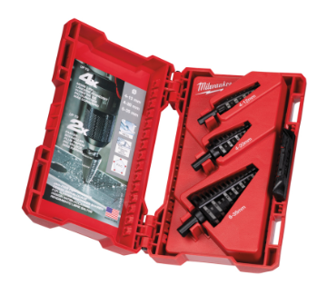 Vrták stupňový na kov SHOCKWAVE™ Impact Duty, sada 3 ks/ 4-12 mm/ 4-20 mm/ 6-35 mm