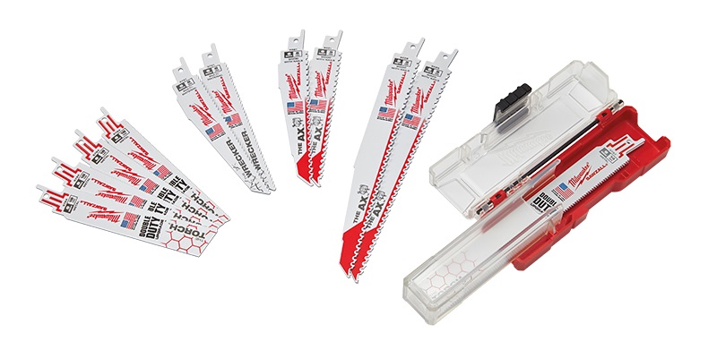 Sada plátků pilek 12ks MILWAUKEE 4x AX/ 2x WRECKER/ 6x THE TORCH